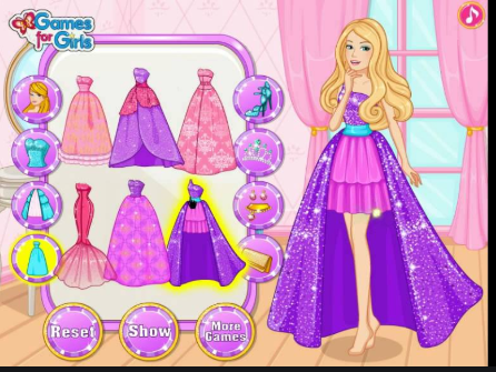install barbie dress up games